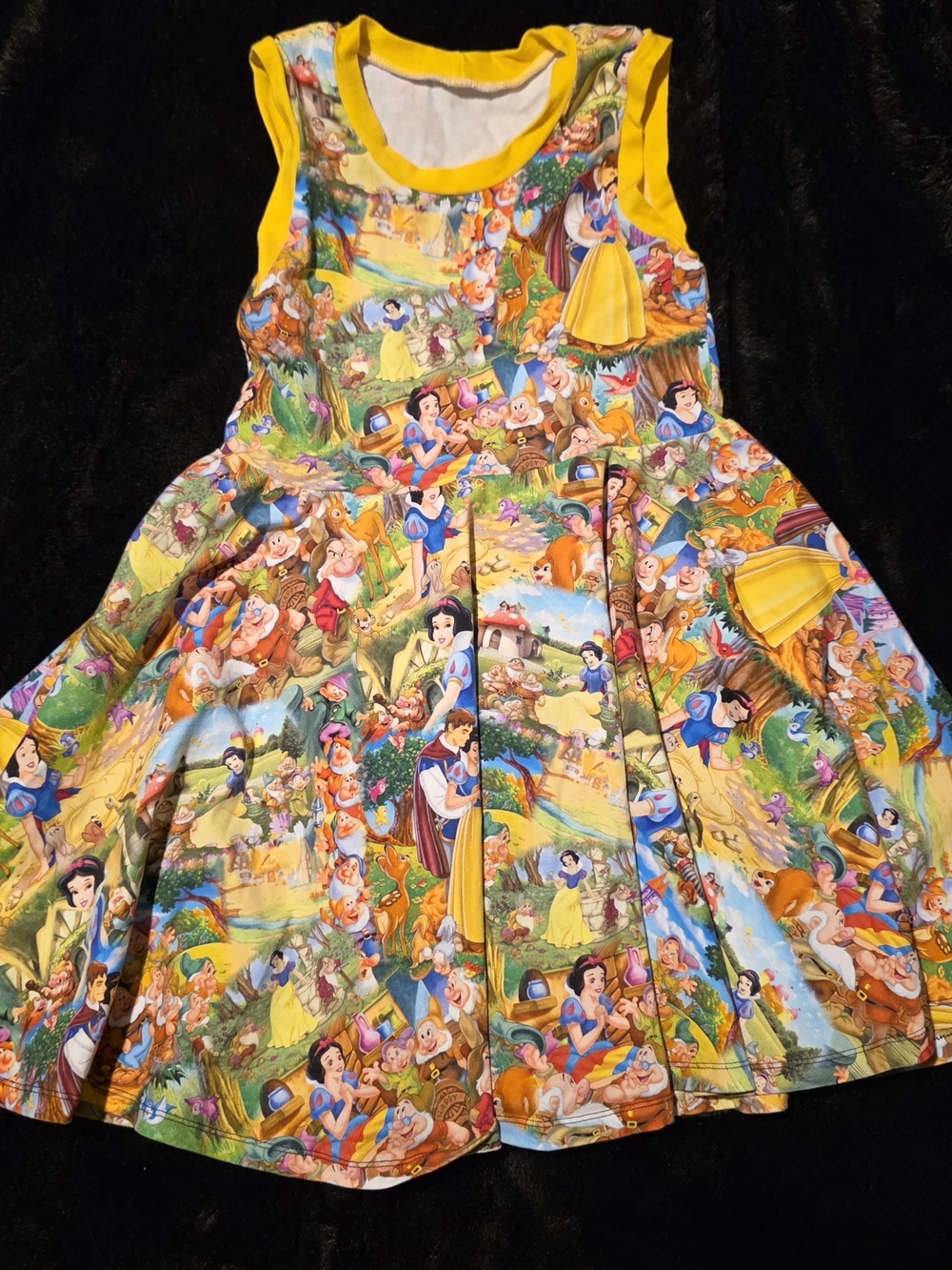 Girls Snow White Sleeveless Tank Dress